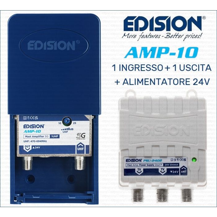 Antenna TV Digitale Interna 50 Miglia - Amplificata Per HDTV 4K, Cavo 3.7m, Design Ultrasottile - Foto 10