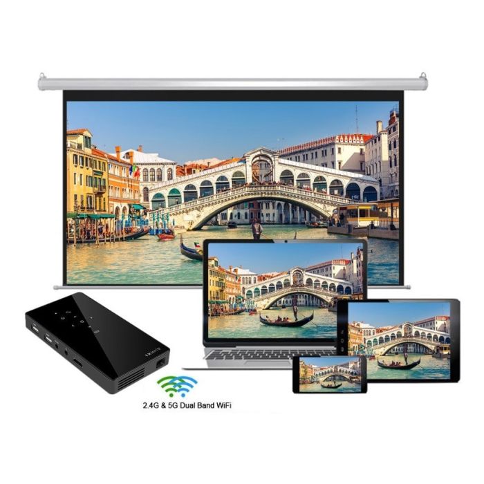 MINI PROIETTORE PORTATILE con WiFi 5G e Bluetooth 5.0 - Proiettore LED con Andro EUR 62,09 - IT MINI PROIETTORE PORTATILE con WiFi 5G e Bluetooth 5.0 - Proiettore LED con Andro EUR 62,09 - IT
