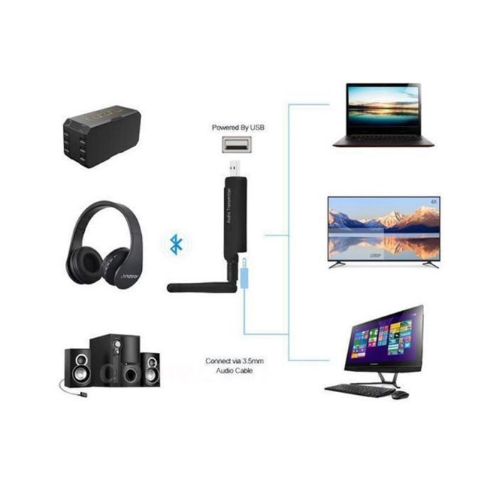 Trasmettitore Bluetooth 4.1 per TV/PC/Macbook/Stereo/Hifi - Accessori  Audio/Video