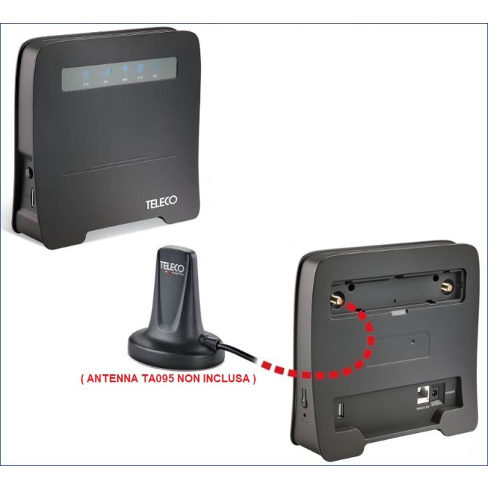 Router portatile WiFi GSM 3G/4G/LTE per SIM Card TELECO WFT400 - CAMPING