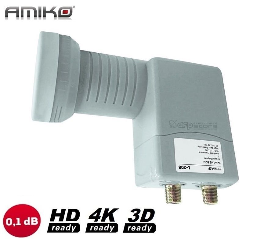 HB-DIGITAL 2 X Twin LNB LNC 2 Partecipanti Diretti (due Pezzi) Full HD TV 3D 4K Bianco Bianco Bianco □ Contatti Dorati □ Protezione Dalle Intemperie (estensibile - Foto 6