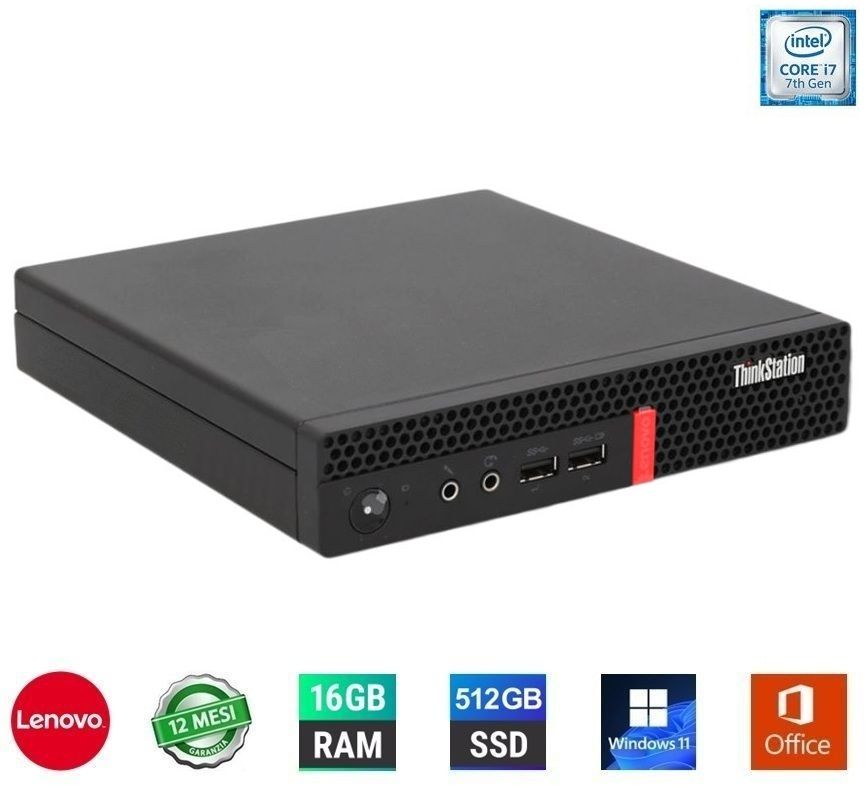 PC Lenovo ThinkStation P320 Tiny Intel Core i7 7^ Gen. 16/512GB
