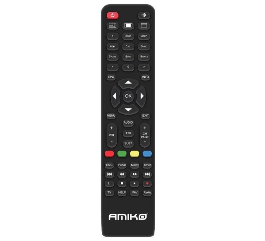 Telecomando Di Ricambio Per Amiko MIRA3 HD – Senza Programmazione, Infrarossi Potente, ABS Ergonomico