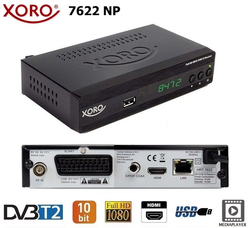 ALLIMITY Telecomando Universale Per Ricevitori Xoro (HRT 8729, HRT 8772, MRK 7670 E Altri) - 2