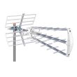 ANTENNA AMPLIFICATA HITECH PER TV DVB-T2 INTERNO ESTERNO DOPPIA POLARIZZAZIONE