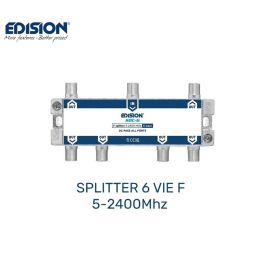 TRONICXL Splitter Satellite A 6 Vie 120 DB – Amplificatore DVB-S2/DVB-T2 Per Segnale 4K/8K, Distribuzione A 6 Partecipanti