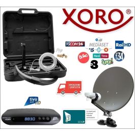 VINABTY Telecomando Di Sostituzione IR Per Decoder XORO HRS 8830 DVB-S2, WWIO UNICO E UNICO PRO - Telecomando ABS Senza Programmazione